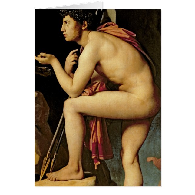 Cartão Oedipus e a esfinge, 1808 (Frente)