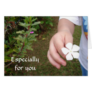 Cartão Oferecimento da flor *