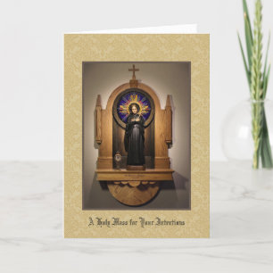 Cartão Oferta da Santa Missa de Sta. Gemma Galgani
