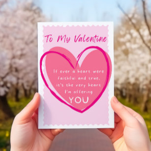 Cartão Oferta De Amor Verdadeiro Com Dia de os namorados 