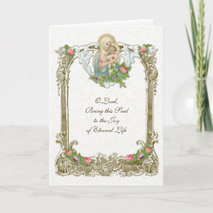 Cartão Oferta Tradicional de Missa de Simpatia Católica J