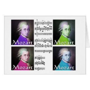 Cartão Ofertas de Amantes de Mozart