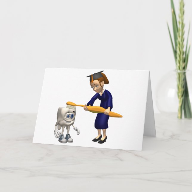 Cartão Ofertas de Higiene Dental ou Graduação Dentista (Frente)