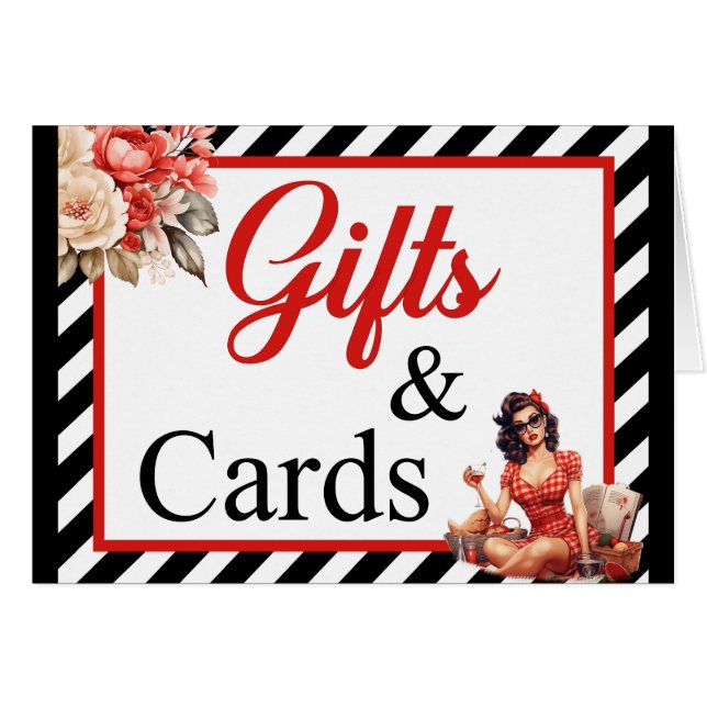 Cartão Ofertas do Partido de Aposentadoria de Pinagem de  (Frente horizontal)