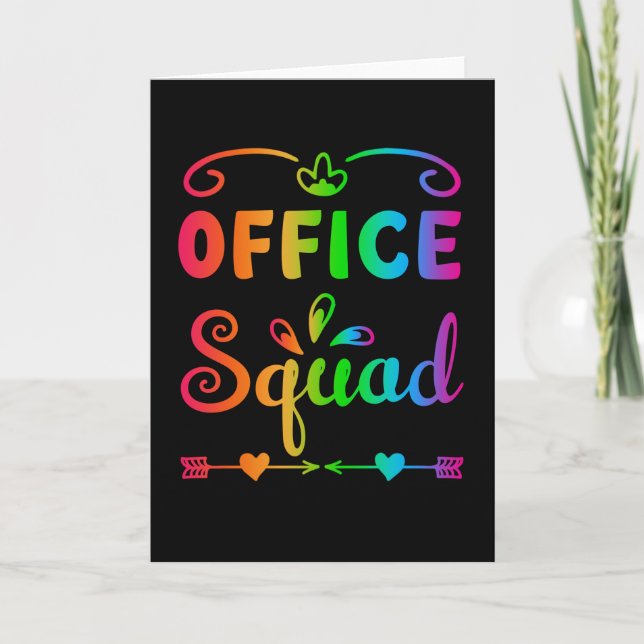 Cartão Office Squad (Frente)