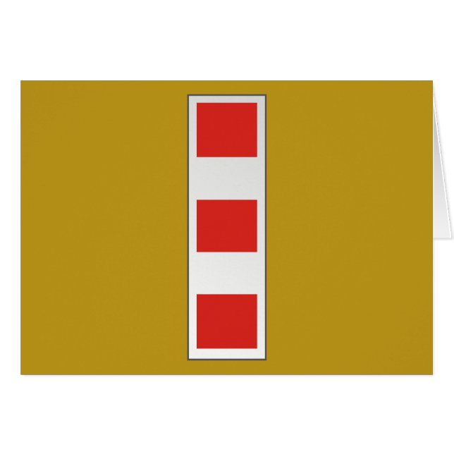 Cartão Oficial de autorização principal 4 W-4 do USMC (Frente Horizontal)