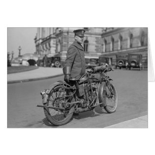 Cartão Oficial de Polícia Motociclista, 1922