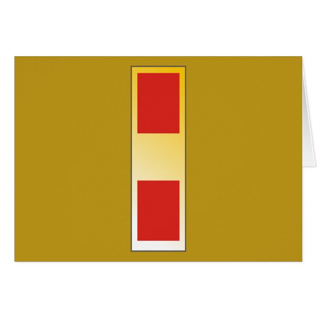 Cartão Oficial W-1 da WO da USMC (Frente Horizontal)