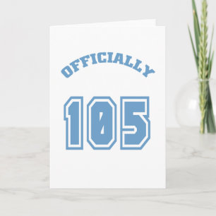 Cartão Oficialmente 105