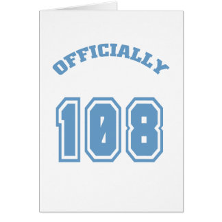 Cartão Oficialmente 108