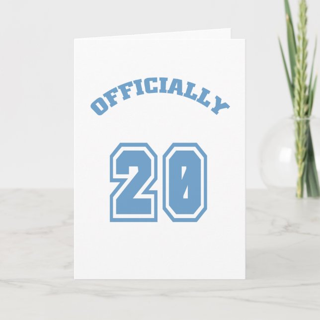 Cartão Oficialmente 20 (Frente)
