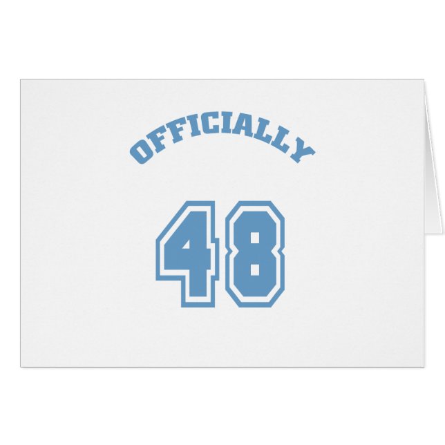 Cartão Oficialmente 48 (Frente Horizontal)