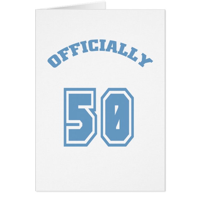 Cartão Oficialmente 50 (Frente)