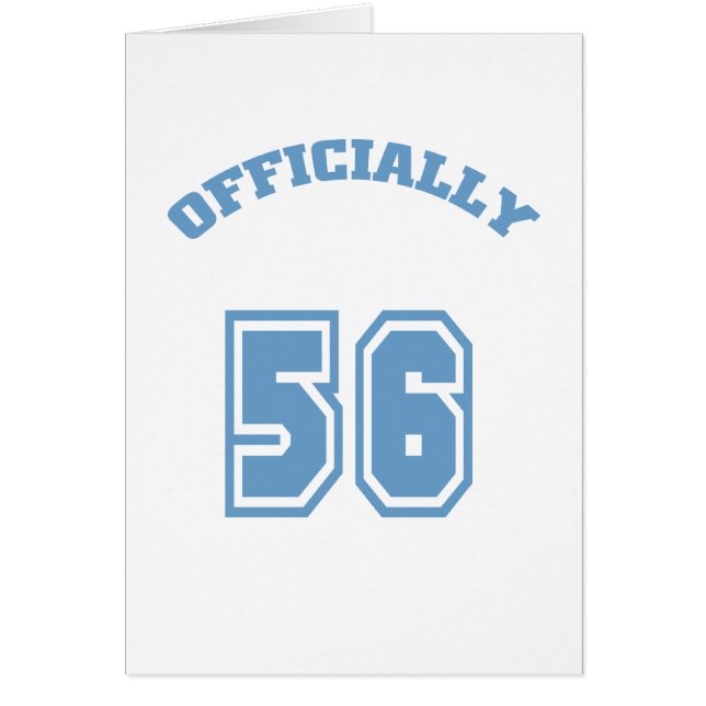 Cartão Oficialmente 56 (Frente)