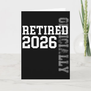Cartão Oficialmente Aposentado 2026 Aposentadoria Mulhere