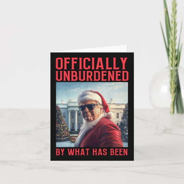 Cartão Oficialmente Descarregado Pelo Que Foi Trump Victo (Frente)