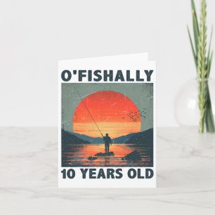Cartão Ofishally 10 Anos 2015 Pesca Pescador 10.o