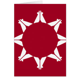 Cartão Oglala Lakota Sioux Flag