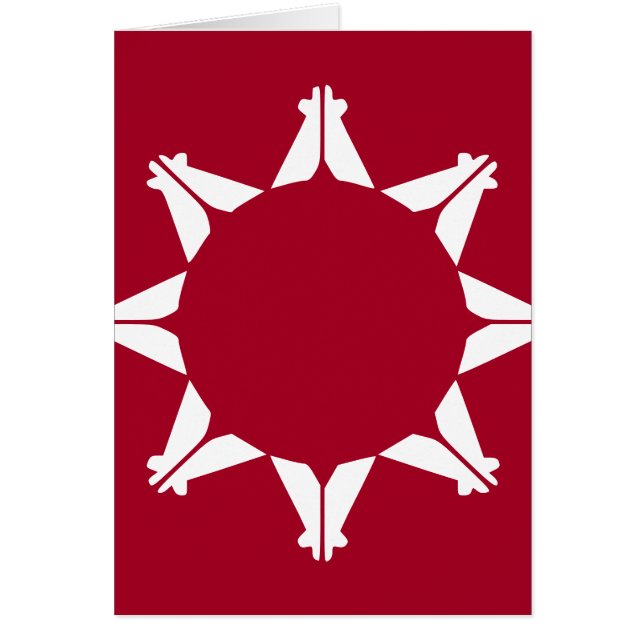 Cartão Oglala Lakota Sioux Flag (Frente)