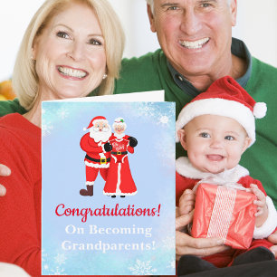 Cartão Oh Baby Papai Noel e Vovó Natal Avós 