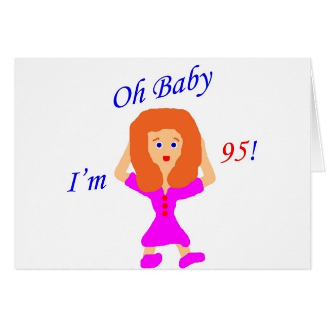 Cartão Oh bebê 95 (Frente Horizontal)