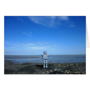 Cartão Oh eu gosto de ser ao lado do beira-mar