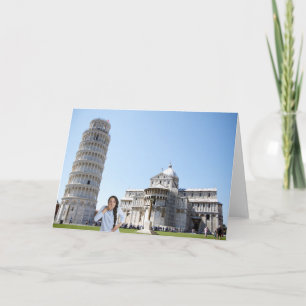 Cartão Oh meu Deus, está realmente inclinado