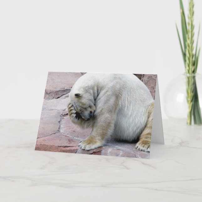 Cartão Oh mim, oh meu (Frente)