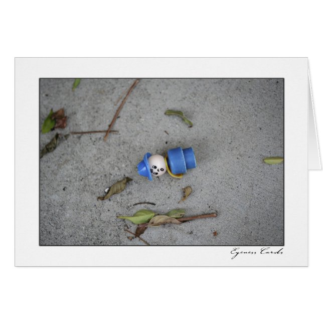 Cartão Oh nenhum (Frente Horizontal)