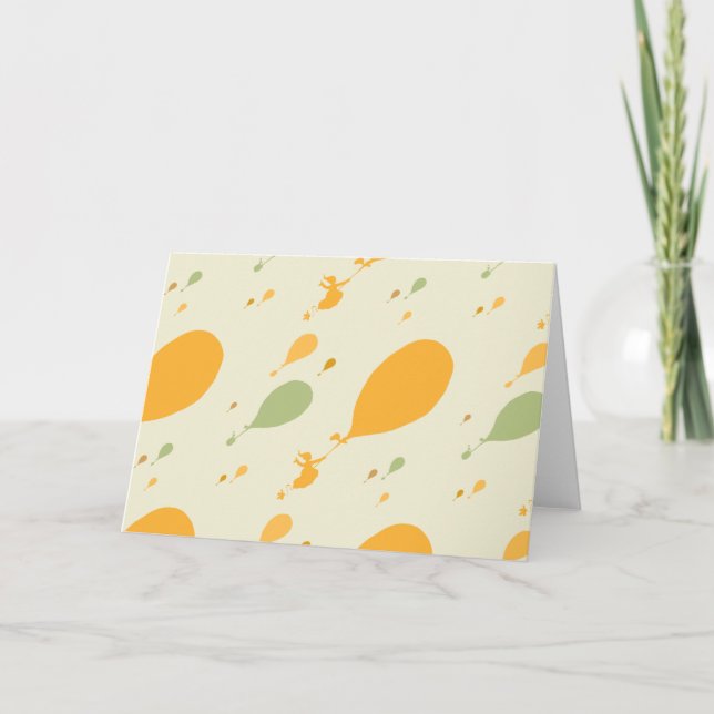 Cartão Oh, Os Lugares Que Você Vai! Padrão de Contorno do (Frente)