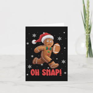 Cartão Oh Snap Gingercake Homem Americano