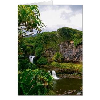 Cartão O'heo Gulch Piscinas, Maui