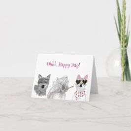 Cartão Ohh Que Dia Feliz!