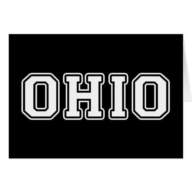Cartão Ohio (Frente Horizontal)