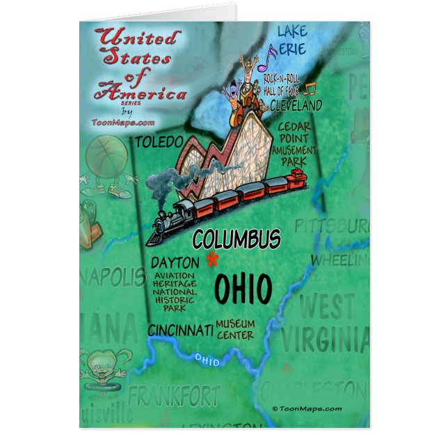 Cartão Ohio USA Card (Frente)