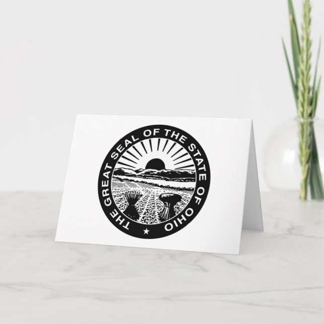 Cartão Ohioan Seal, Seal of Ohio (Frente)