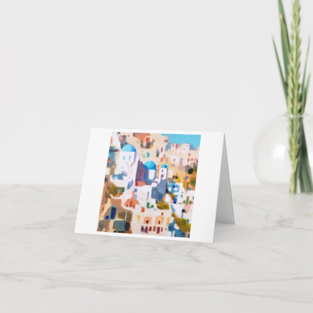 Cartão Oia Santorini (Frente)