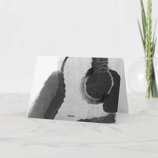 Cartão Oily Guitar (Verso)