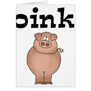 CARTÃO OINK PIGG