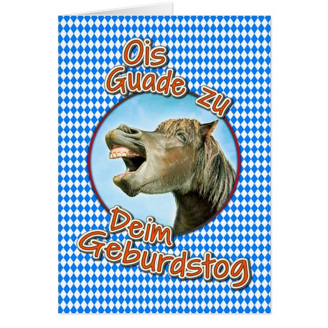 Cartão Ois Guade a Deim Geburdstog (Frente)