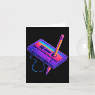 Cartão Oitenta anos 90 - Presentes de Festas Retro Cette 