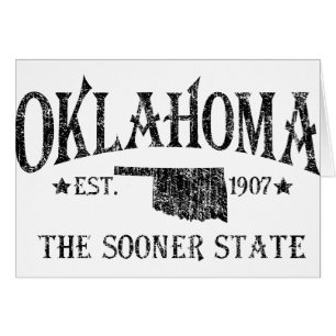 Cartão Oklahoma - O Estado Mais Cedo