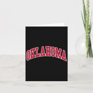 Cartão Oklahoma - Throwback Design