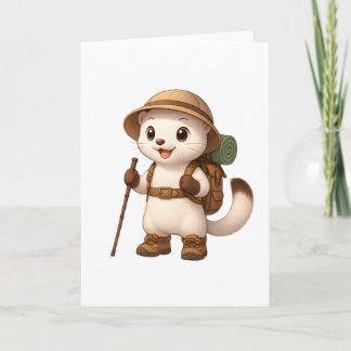Cartão Okojo Adventure Greeting Card – Cute Kawaii Japane