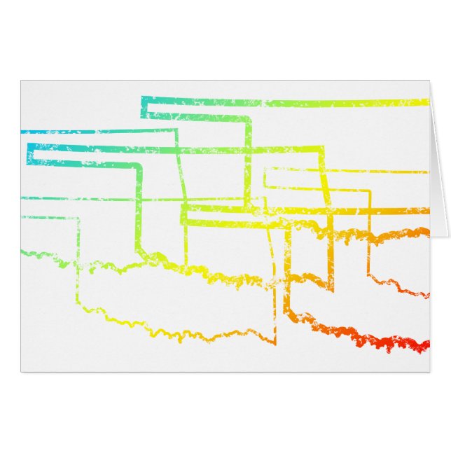 Cartão okOklahoma chill blur (Frente Horizontal)