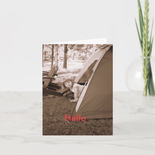 Cartão Olá! (Frente)