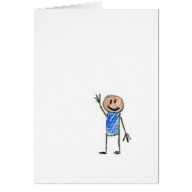 Cartão olá! (Frente)