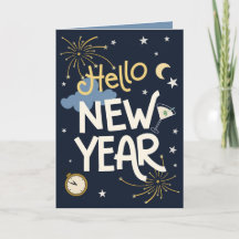 Olá Ano Novo - Celebração Festiva de Ano Novo à Me