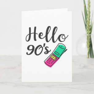 Cartão Olá Celular dos Anos 90