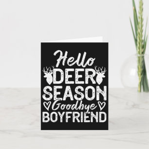 Cartão Olá Deer Season Namorado